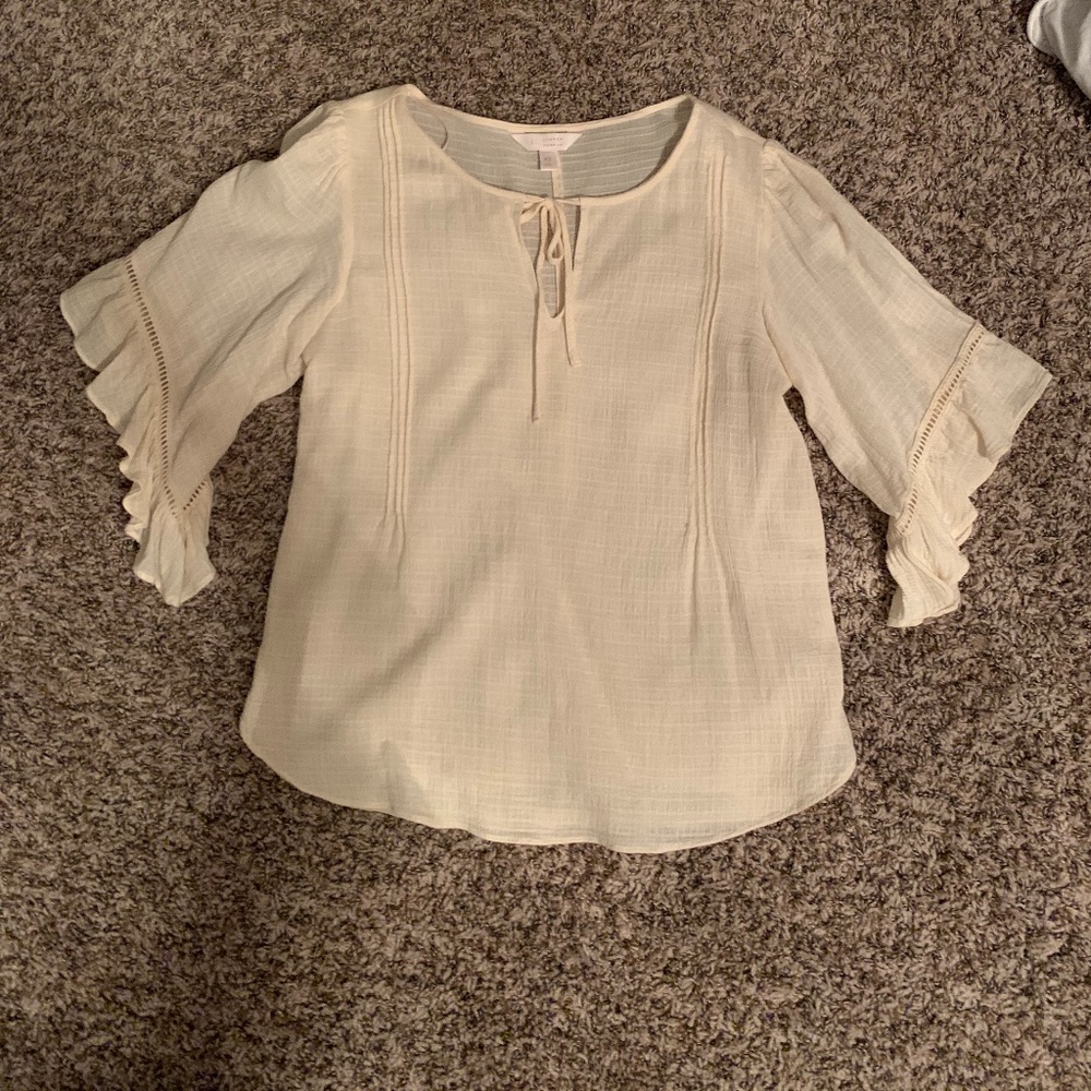 Lauren Conrad trumpet sleeve top-XS